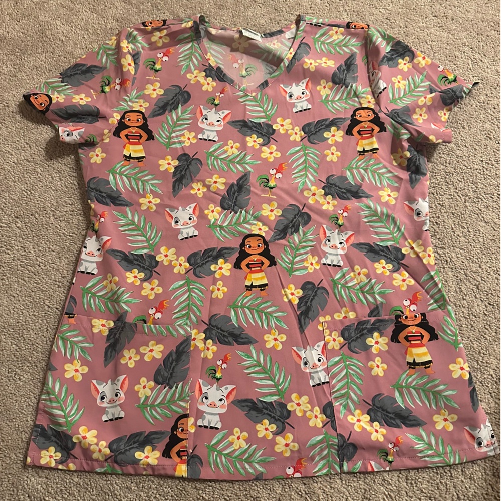 Disney Scrub Top